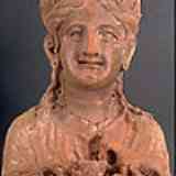 Click para ampliar. Cádiz 8: terracota de diosa